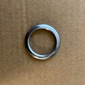 Blue-gray (maybe “gunmetal” blue?) metal bezel for Ladies Gucci watch